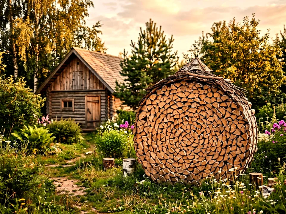 Круговая поленница holzhausen, Приозерск, улица Берёзовая, 29Е